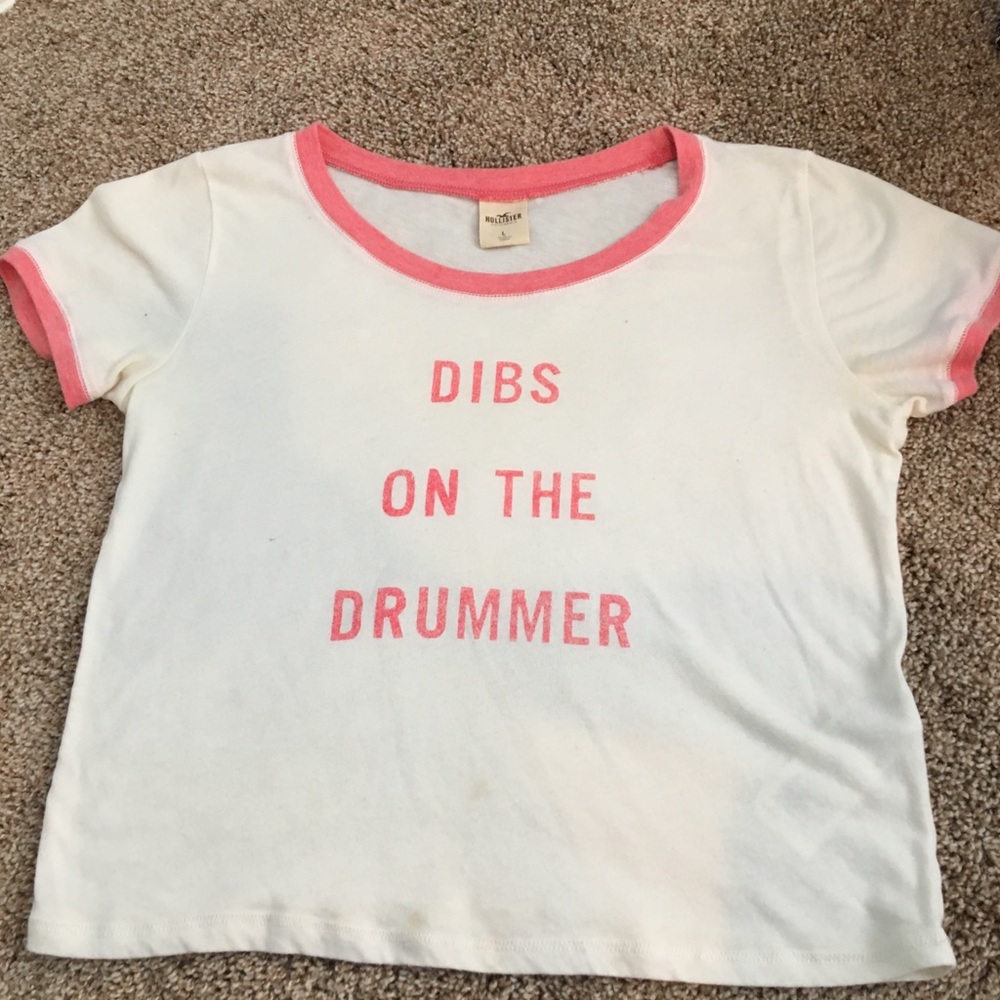 Dibs on the drummer ringer tee